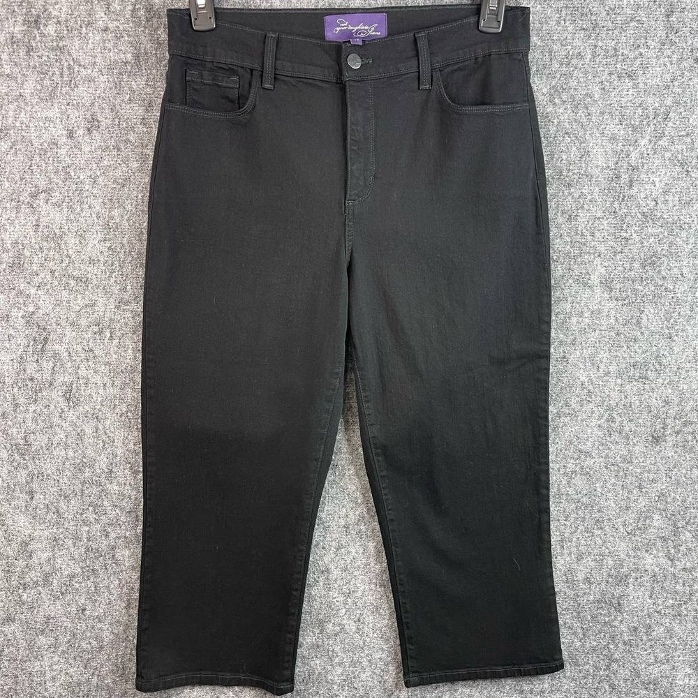 Not Your Daughter's Jeans‎ Womens Crop pants Size 12 Black